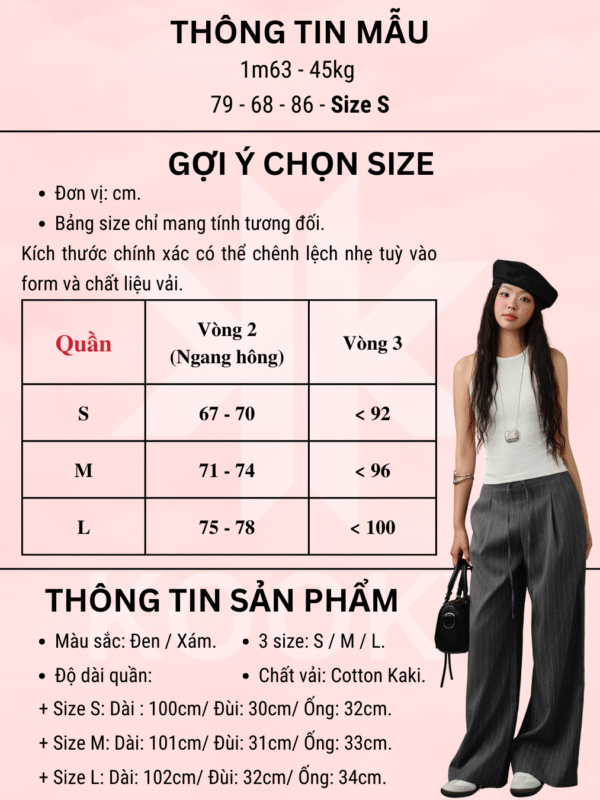 Quần STRIPED Pants - No.02 - Ảnh 14